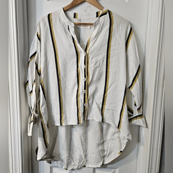 sancia Tops - SANCIA LINEN BLEN BLOUSE